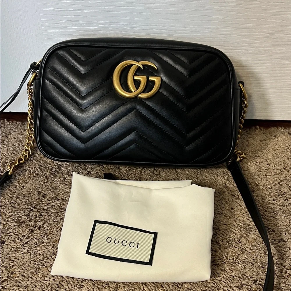 3301 Gucci Black Crossbody Bag Small - Picture 1 of 11